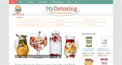 Desktop Screenshot of mydetoxing.com